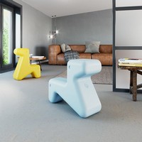 photo Alessi-Doraff Seat in polyethylene, yellow 2